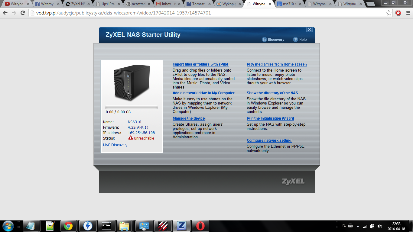 Zyxel Nsa310 Starter Utility Download Mac